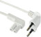 Electraline 95512 Cavo di Alimentazione 1.8M C7 Radio, PC, TV, Schermi Piatti, Adatto a dispositivo Sonos come, Spina Europea Tipo C, Bianco