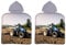 Traktor Bade-Poncho Strandponcho Kapuzen-Handtuch Badetuch 50x100 Trecker