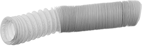 Ø 80mm / 6m PVC Flexible Ducting - Ventilation Duct Hose for Tumble Dryer, Cooker Hood, Extractor Fan, Air Conditioner