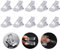 AONAT 10 Stück Polygel Nagel Klammer, Nagel Werkzeug Clip, Transparente Nagelspitzen Clip, Nagel Tips Clips Nagelklammern für DIY Kunststoff Clip Maniküre Clip