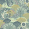 Wudnaye Floral Peel and Stick Wallpaper Vintage Contact Paper for Cabinets 17.7 inch x 393.7 inch Green Removable Wallpaper Self Adhesive Wallpaper Vintage Peacock Wallpaper for Bathroom Decor Vinyl