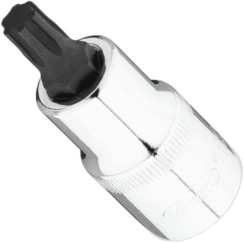 VIGOR Schraubendrehereinsatz, V7055-IP45, 1/2″, IP Profil, SW 45IP | Antrieb 1/2 Zoll (12,5 mm) Vierkant hohl, Abtrieb Innen TORX PLUS Profil, 73 g, SW 45IP , 1/2″ , IP Profil