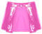 renvena Damen Lack Leder Rock Sexy Minirock Faltenrock Vorne Offen Partyrock Wetlook Latex Outfit Gogo Tanz Club Kostüm Hot Pink XL