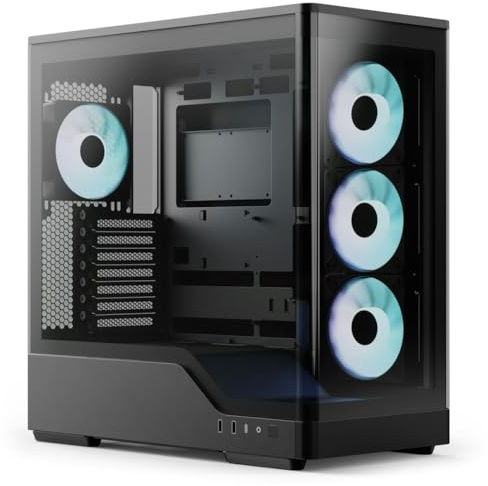 AeroCool P500A-BK V1 Medium Tower Computer Case Black