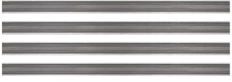 Tersa Hobelmesser | 400 mm | HSS 6% M2 | 4 Stück | für Hartholz und Weichholz gut geeignet | Systemhobelmesser passend für Tersa-Spannsysteme