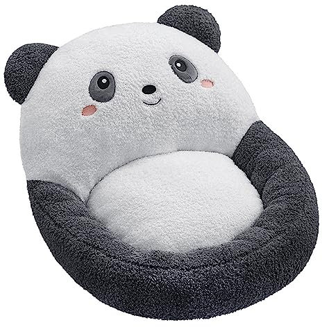 FakeFace Cartoon Panda-Kissen Weiche & Bequeme Stuhlkissen Taillenstütze Sitzpolster Sitzkissen Warmes Niedliche Tier Kissen Küche Büro Schlafzimmer Deko