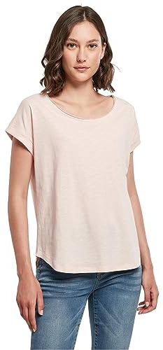 Build Your Brand Damen By036-ladies Long Slub Tee T-Shirt