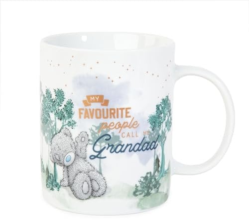 ME TO YOU Tatty Teddy Father's Day 'My Favourite People Call Me Grandad' Mug - Official Collection, FGM01020 blue Tatty Teddy 13.3 x 12.2 x 9.2 cm
