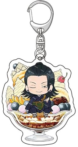 acsewater Jujutsu Kaisen Schlüsselanhänger Niedlich mini Schmuck Zubehör Fushiguro Megumi Gojou Satoru Yuji Anime Anhänger Schlüsselanhänger Tasche Auto Schlüssel Anhänger