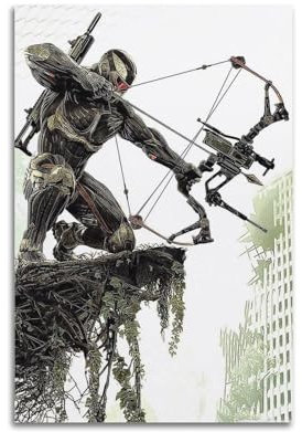 VZRSQZK Game Crysis 3 Poster, dekoratives Gemälde, Leinwand, Wandposter und Kunstdruck, modernes Familienschlafzimmer-Dekor-Poster, 20 x 30 cm