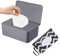 SEPSCO Large Wipes Dispenser Box, Toilet Dry Wet Tissue Dispenser Case And Portable Baby Wet Wipes Pouches Tissue Holder Refillable Tissue Storage Container Keep Wipes Fresh for Travel Home Office Car