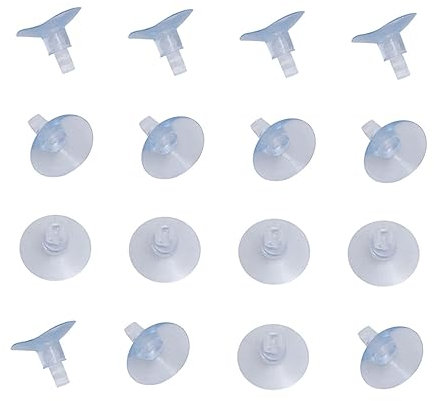 Toddmomy 20pcs Cup Airline Holders for Aquariums Easy to Install Fish Tank Clips Material for Water Plants and Air Pumps