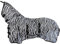 Marengos - Zebra-Fliegendecke mit Halsteil & Bauchlatz | robuste & atmungsaktive Ekzemerdecke | Schutz vor Insekten | extrem winddurchlässige Fliegendecke | Outdoor-Pferdedecke 125cm
