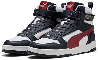 PUMA Unisex RBD Game Sneaker, New Navy-Dark Crimson White, 8 UK