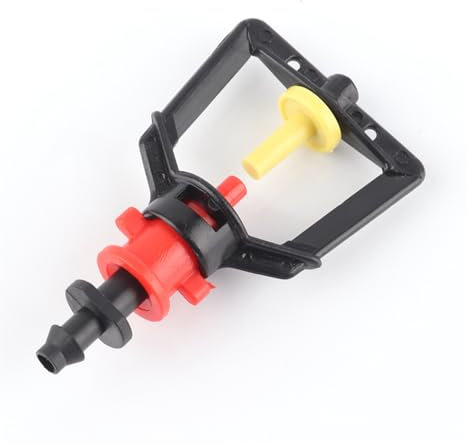 5/10/15/20/30/50 Uds sistema de riego por aspersión atomizado Kits de rociador de riego 6mm riego por aspersión de jardín 4/7mm manguera Connecto Spray (Size : 10sets)