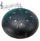 Regentrommel für den Garten,Zungentrommel Wasserdicht, Handpan Instrument Stahlzungentrommel,6'' 8 Noten Sonodrum musikinstrumente Garteninstrument trommel
