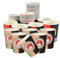 Lauroo Kaffeebecher – TO GO 200 ml, 8 oz Einweg Coffee to Go Becher (2 x 50) - 100 Stk.