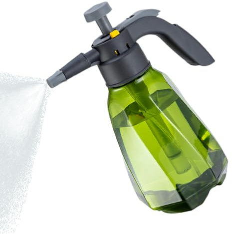 Luftdruck Gießkanne, 1,5L Gartenpumpe Sprüher, Handflasche verstellbarer Düse, Vielseitiger Pflanzennebel für Gartenarbeit im Freien und Heimpflanzenpflege