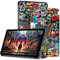 HEISHAYU Funda para iPad (A16) 11ª Generación (2025) 11 Pulgadas/iPad 10ª Generación (2022) 10.9 Pulgadas, Case con Auto-Reposo/Activación, Graffiti