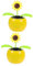 JUMPLAWN Solarbetriebene Tanzende Sonnenblume Auto Armaturenbrett Dekoration Wackelkopf Ornament Für Auto Süßes Blumen Dashboard Bonsai Stil Für Freude Im Fahrzeug