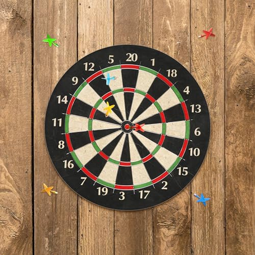 KEAGAN Holzmaserung Dartscheibe Wandschutz Surround Wandschutz Filz Wandschutz Dart Selbstklebend Gespleißt Wand Surround Board Schutz um Dartscheibe Backing Kork Board