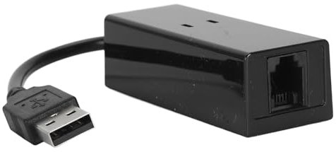 Haofy Highpeed USB 56K Modem de Télécopieur Externe pour Un Accès Internet Rapide, Prend en Charge Divers Logiciels de Télécopie, Idéal pour Le Modem USB du Bureau à Domicile