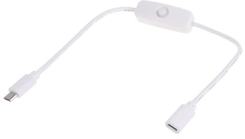 Cavo di prolunga micro USB femmina a maschio con interruttore a pulsante 501 per