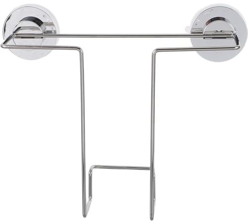 SOLUSTRE Zeitschriftenhalter Wand Ohne Bohren Mit Saugnapf Edelstahl Magazinhalter Für Badezimmer Und Toilette Werkzeugfreie Montage Für Zeitungen 9.84 X 8.66 X 3.03 in