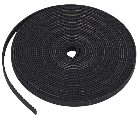 ANKROYU Zahnriemen, 3D-Druckerantrieb, offenes Synchronzubehör, 5 Meter Länge, 6 mm Breite, langlebiges Neopren-Gummi, hochfestes Design für 3D-Drucker, CNC-Maschinen, Verpackungsm