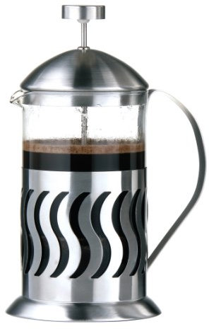 Premier Housewares Peru Cafetiere, 6 Cup, Stainless Steel