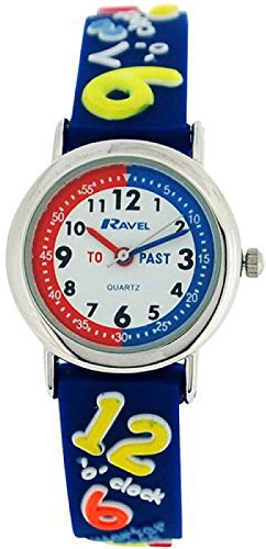 Ravel Kinder Analog Quarz Uhr mit Plastik Armband R151342