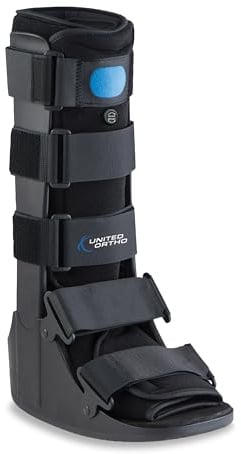 United Ortho USA14107 Air Cam Walker Fracture Boot, Large, Black