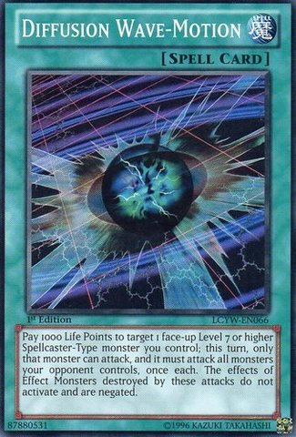 Yu-Gi-Oh! - Diffusion Wave-Motion (LCYW-EN066) - Legendary Collection 3: Yugi's World - 1st Edition - Super Rare