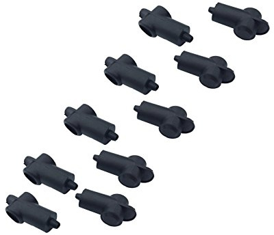 Exoda Kabelschutzkappen Schwarz PVC 1, 5 bis 10 mm² -35 bis 105°C