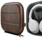 Geekria Shield Headphones Case Compatible with Sony WH-CH720N/XB910N/1000XM5/1000XM4, Replacement Hard Shell Travel Carrying Bag with Cable Storage (Brown)