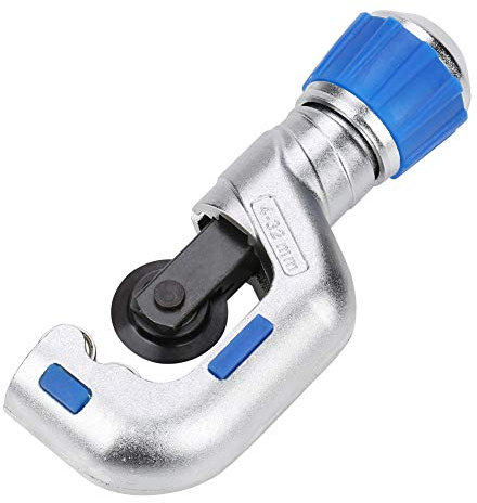 Akozon Roller Rohrschneider, 4-32mm/5-50mm Kugellager Rohrschneider Rohr Schneidwerkzeug Leitungsschneider für Kupfer PVC Edelstahl Rohr Messing Aluminium und dünnwandige Stahlrohre (4-32mm)