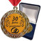 Larius Medaille Orden 30 Jahre zusammen Hochzeit Hochzeitsgeschenk Geschenk Auszeichnung Ehrenorden Wunschtext (mit Schachtel)