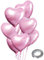 Palloncino a forma di cuore da 45,7 cm per fidanzamento di nozze, anniversario, decorazione di San Valentino, decorazione per Festa di matrimonio, 25 pezzi (rosa)