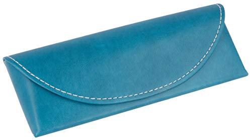 edles Taschenetui Maui Classy aus Kunstleder mit Ziernaht in türkis