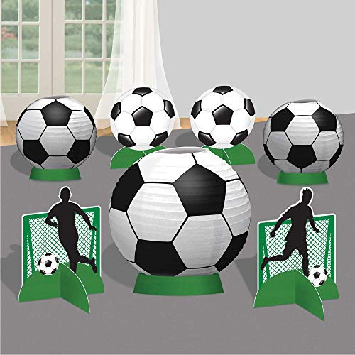 amscan tischdekoration Fußball 34,8 cm grün