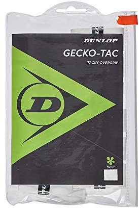 Dunlop Sports Gecko Tac Tennis Overgrip Tennisgriff, weiß 2, Einheitsgröße
