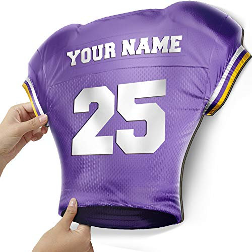 Elbeffekt Trikotlampe für Minnesota Fans aus Holz - personalisierbares Geschenk - schenke Dein individuellen Minnesota Fanartikel aus Echtholz