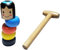 Unzerbrechliche hölzerne Mann Wooden Holz-Spielzeug, Magische Lustige Marionette Wooden Man Magic Toy für Halloween Weihnachten Halloween Stadiums Zauberrequisiten, Hölzernes Mann Spielzeug