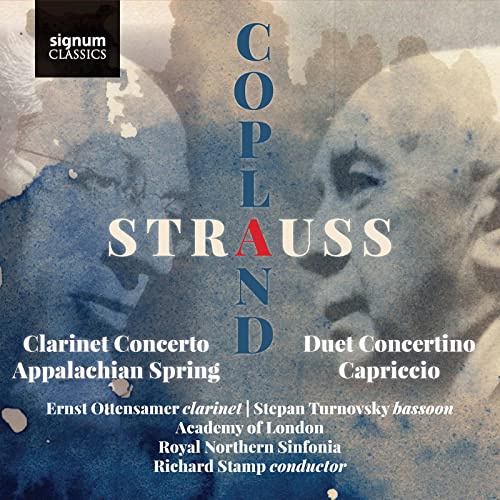 Strauss/Copland: Duet Concertino; Prelude to Capriccio; Klarinettenkonzert; Appalachian Spring