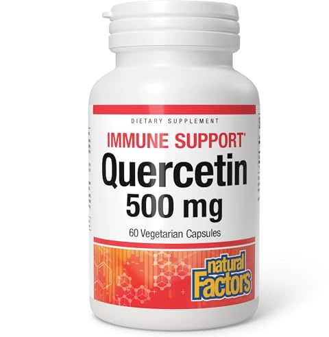 Natural Factors Quercetin 500 mg for Immune Support*, 60 Vegetarian Caps