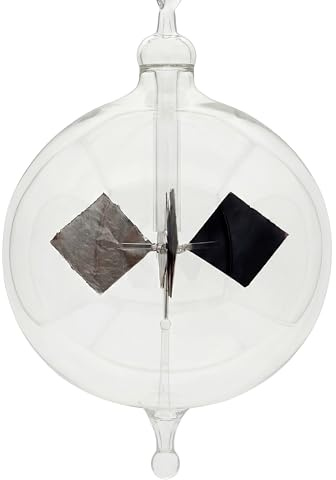 Glass Design Ralf Müller Lichtmühle Radiometer Transparent Glas Handarbeit 90mm