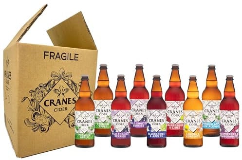 Cranes Cider Bundle, 9 x 500ml selection of ciders