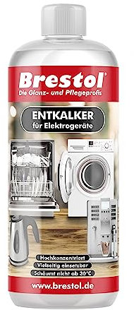 BRESTOL® ENTKALKER 1000 ml Konzentrat - Entkalkungsmittel für Elektrogeräte - Kaffeevollautomaten Filterkaffeemaschinen Kapselkaffeemaschinen Wasserkocher Spülmaschinen Waschmaschinen Bügeleisen uvm.
