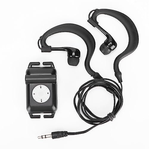 Lazimin Lecteur MP3 de Natation étanche IPX8, Mini Lecteur de Musique avec écouteurs HiFi Son sans Perte pour Les Sports Nautiques de Natation