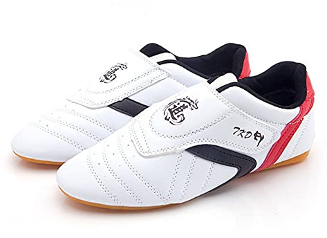Taekwondo Skor, Lätta Skor Boxning Kung Fu TaiChi Kampsport Sneaker För Taekwondo, Boxning, Kung Fu Och Taichi (Color : White, Size : 43 EU)